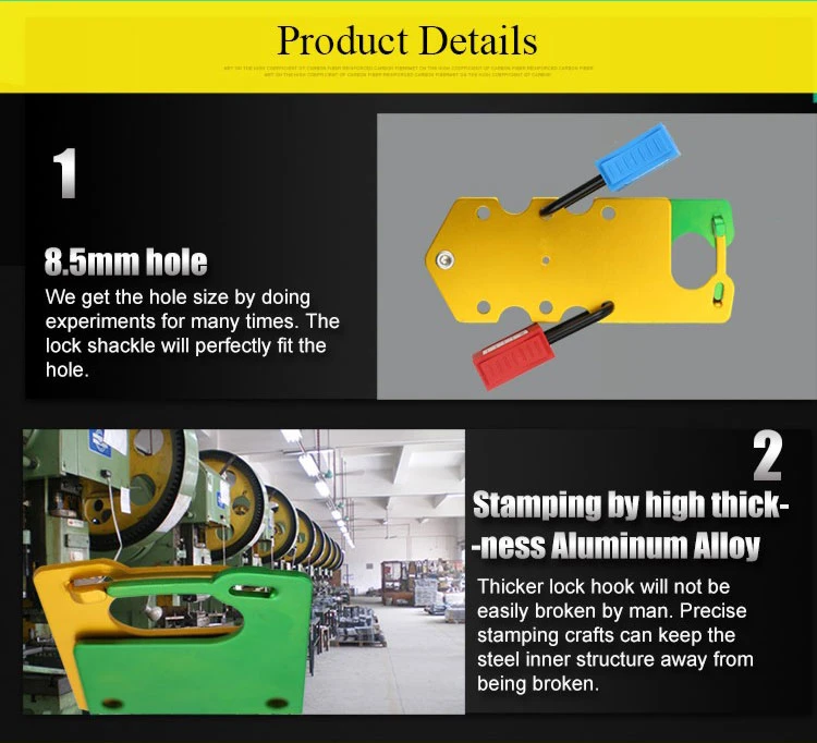 Bozzys Professional Factory Alloy Aluminum Hasp Lockout Tagout