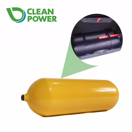 Venda quente 90L CNG Cilindro de gás de aço sem costura 200bar para uso em veículos com padrão ISO11439 /ECR 110